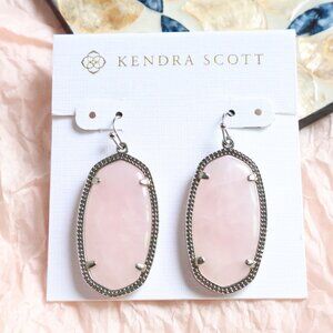 Kendra Scott - Elle Rose Quartz Earrings Silver